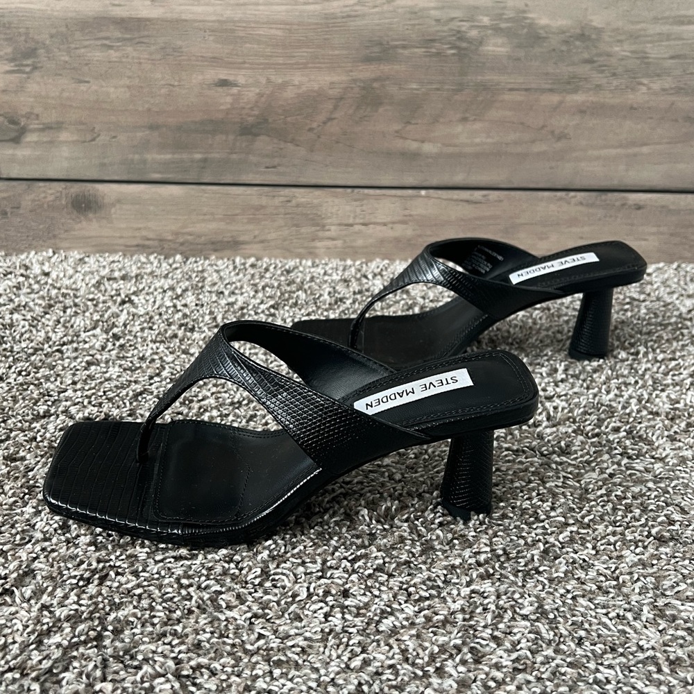 Steve Madden Alexina Sandal, Black 8